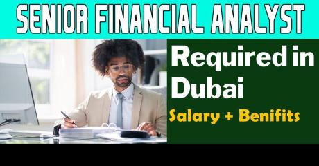 Senior Financial Analyst Required in Dubai