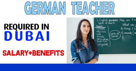 German Teacher Required in Dubai