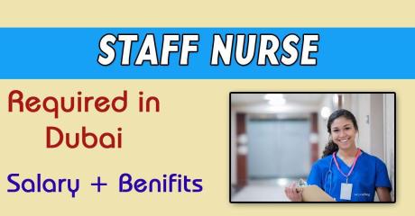 STAFF NURSE Required in Dubai