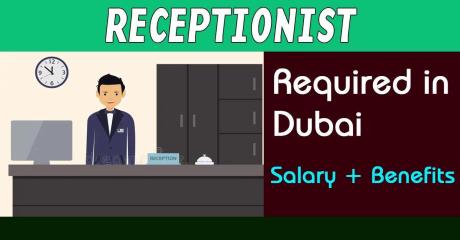 Receptionist Required in Dubai