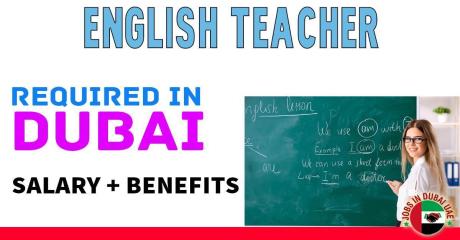 English Teacher Required in Dubai