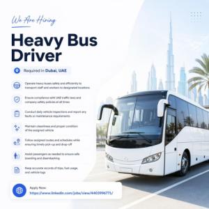 Heavy Bus Driver Required in Dubai