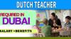 Dutch Teacher Required in Dubai