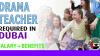 Drama Teacher Required in Dubai