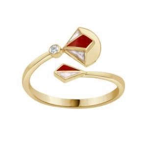 Shop Paper Boat Diamond Ring Small at La Marquise Jewellery
