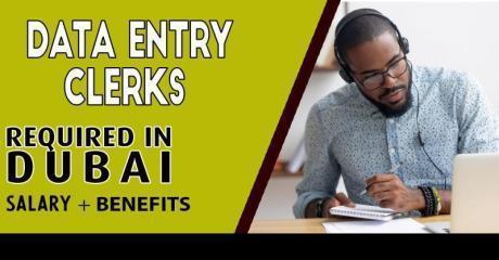 Data Entry Clerks Required in Dubai