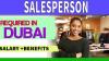 Salesperson Required in Dubai