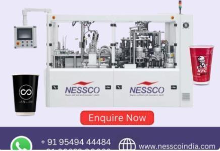 Eco-Friendly Automatic Paper Cup Machine In UAE