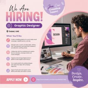 Graphic Designer Required in Dubai
