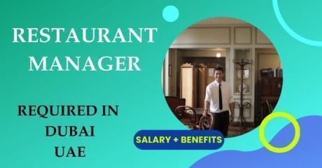 Restaurant Manager Required in Dubai