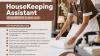 HouseKeeping Assistant Required in Dubai