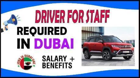 DRIVER FOR OUR STAFF Required in Dubai