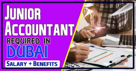 Junior Accountant Required in Dubai