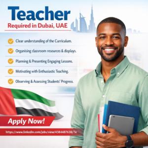 Teacher Required in Dubai
