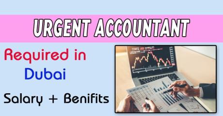 Urgent Accountant Required in Dubai