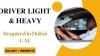 Driver Light & Heavy Required in Dubai