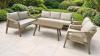 Sofa set aluminium rope style outdoor furniture