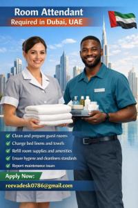 Room Attendant Required in Dubai