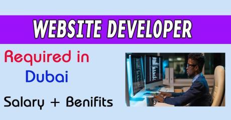 Website Developer Required in Dubai