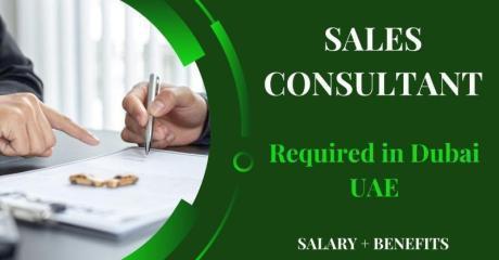 Sales Consultant Required in Dubai