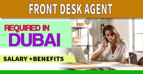 Front Desk Agent Required in Dubai