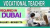 Vocational Teacher Required in Dubai
