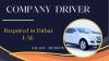 Company Driver Required in Dubai