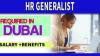 HR Generalist Required in Dubai
