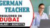 German Teacher Required in Dubai