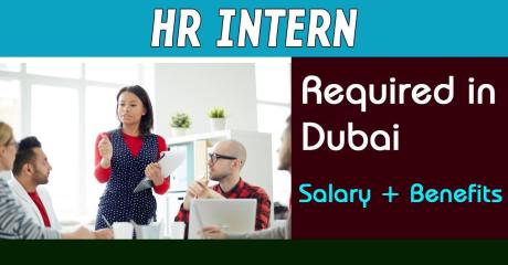 HR Intern Required in Dubai