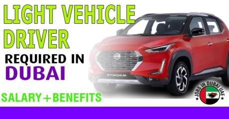 Light Vehicle driver Required in Dubai
