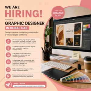 Graphic Designer Required in Dubai