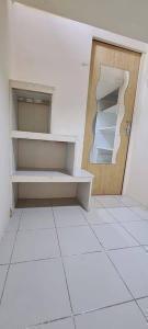 LOFT PARTITION with ATTACHED CABINET
