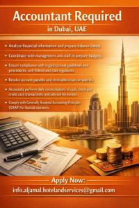 Accountant Required in Dubai