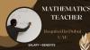 Mathematics Teacher Required in Dubai