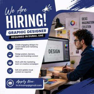 Graphic Designer Required in Dubai