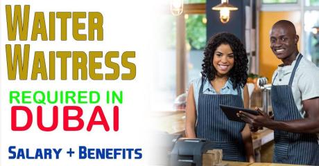 Waiter/Waitress Required in Dubai