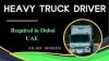 Heavy Truck Driver Required in Dubai