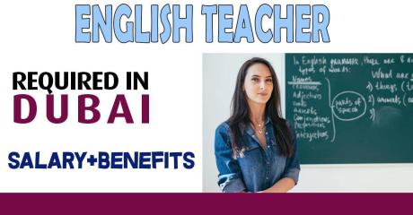 English Teacher Required in Dubai