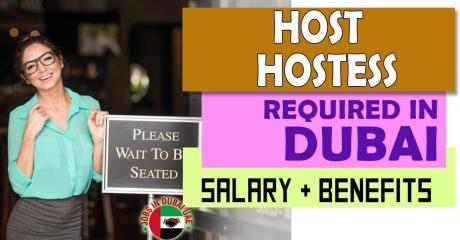 Host / Hostess Required in Dubai