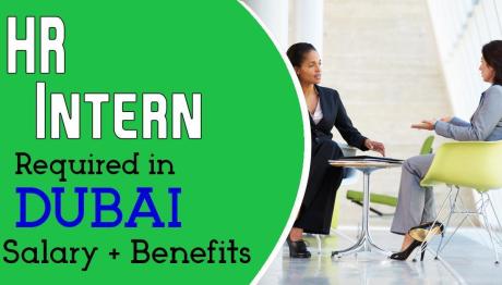 HR Intern Required in Dubai
