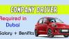 Company Driver Required in Dubai