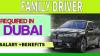 Family Driver Required in Dubai