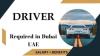 Driver Required in Dubai