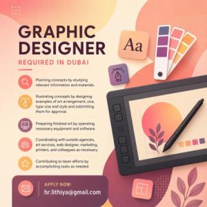 Graphic Designer Required in Dubai