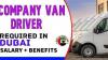 Company Van Driver Required in Dubai