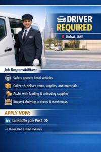 Driver Required in Dubai