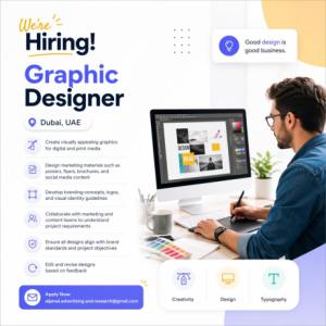 Graphic Designer Required in Dubai