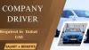 Company Driver Required in Dubai