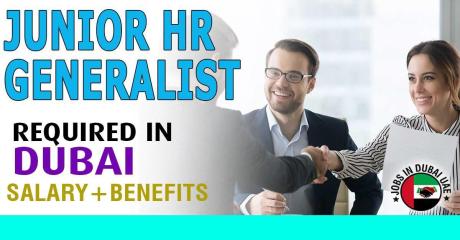 Junior HR Generalist Required in Dubai